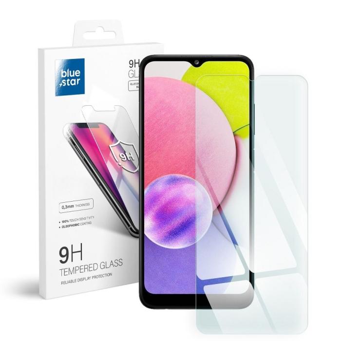 Blue Star - Blue Star Samsung Galaxy A03s Skärmskydd av Härdat Glas