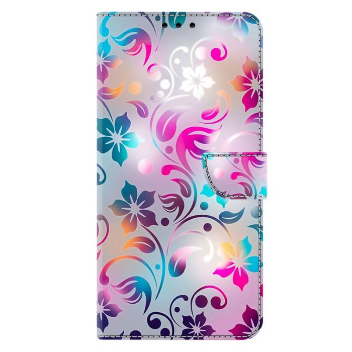 OEM - Craft Samsung Galaxy S26 Plus Plånboksfodral Ställning Konstläder - Blommor