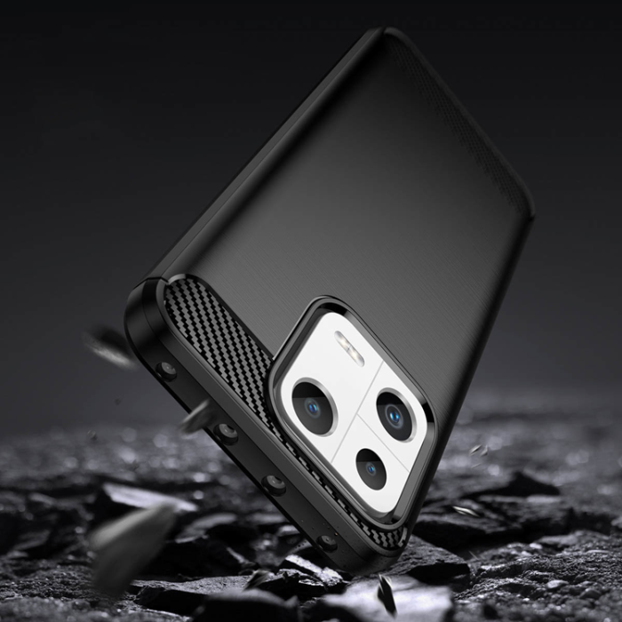 UTGATT - Xiaomi 13 Skal Carbon Silicone Flexible - Svart