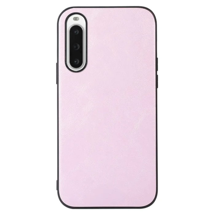 A-One Brand - Sony Xperia 10 V Mobilskal Cowhide Texture - Rosa