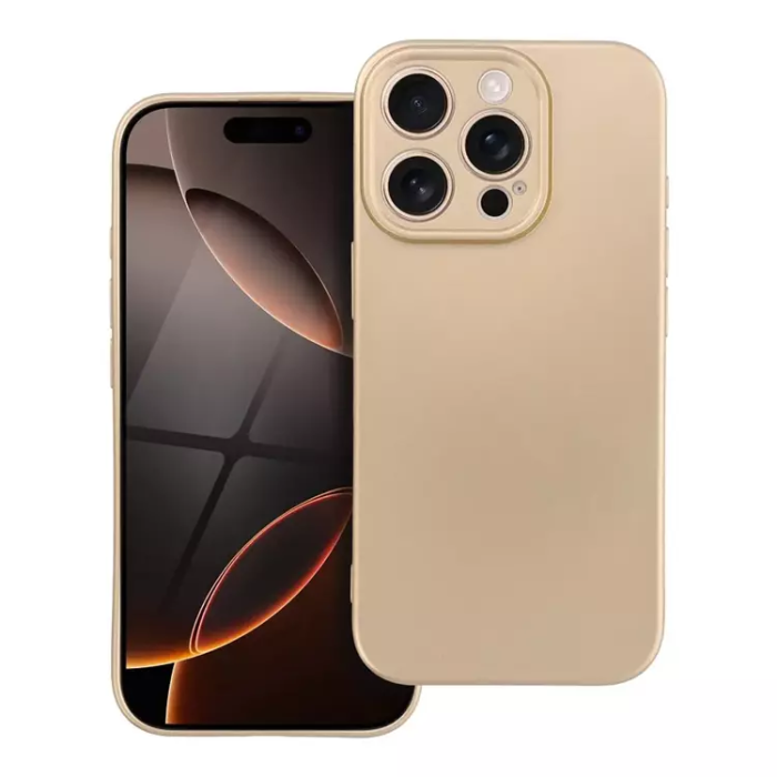 OEM - iPhone 16 Pro Max Mobilskal Metallic - Guld