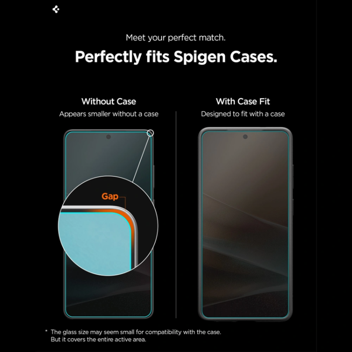 Spigen - [2-Pack] Spigen Skärmskydd Härdat Glas För Galaxy S26 EZ Fit Pro AC Privacy