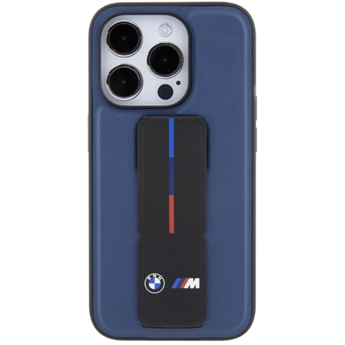 BMW - BMW iPhone 15 Pro Mobilskal M Grip Stand Bicolor