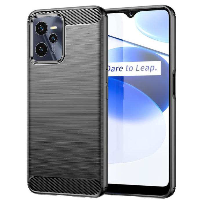 UTGATT1 - Carbon Realme C35 Skal Flexible - Svart