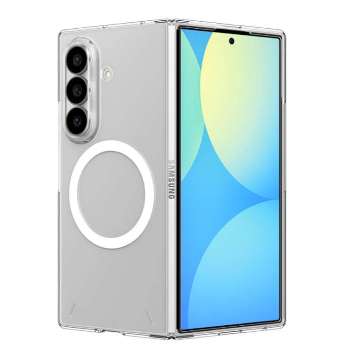Spigen - Spigen Mobilskal För Galaxy Z Fold 8 Ultra MagSafe Airskin - Clear/Vit