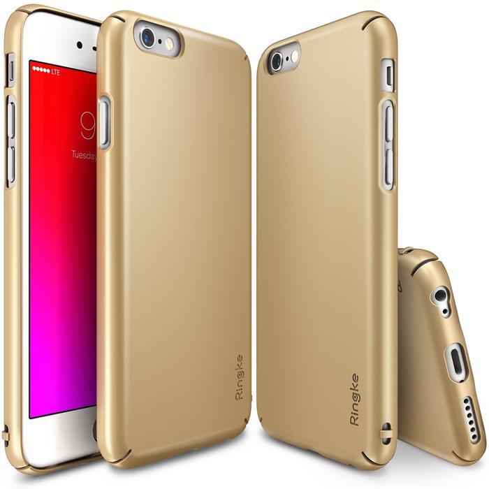 Ringke Slim Dual Coated Skal till Apple iPhone 6/6S - Gold | 2353 | AlltMobil
