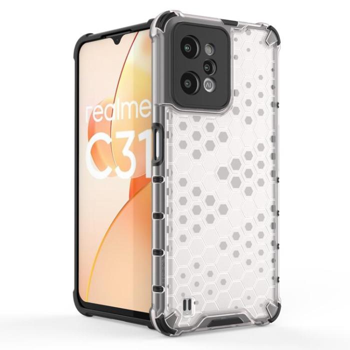 OEM - Realme C31 Skal Honeycomb Armored - Transparent