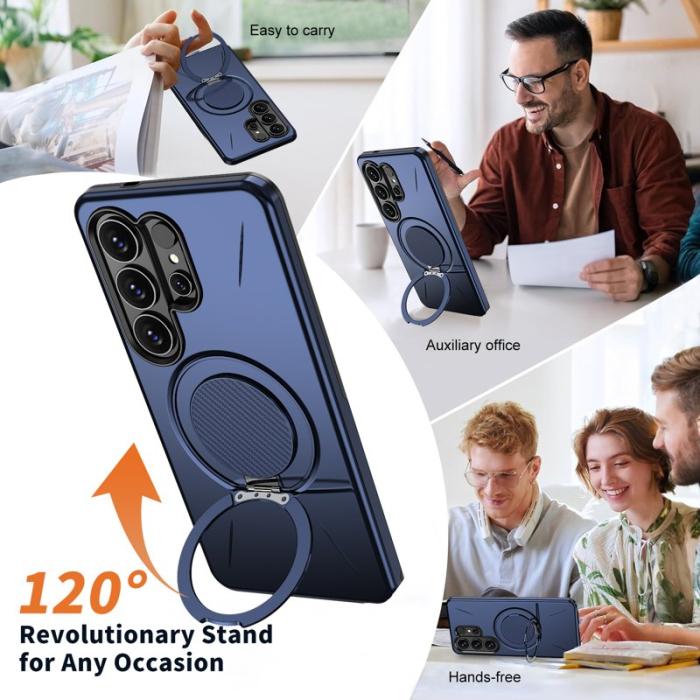 OEM - Mobilskal till Samsung Galaxy S26 Ultra Magnetiskt TPU + PC Bakcover - Blå