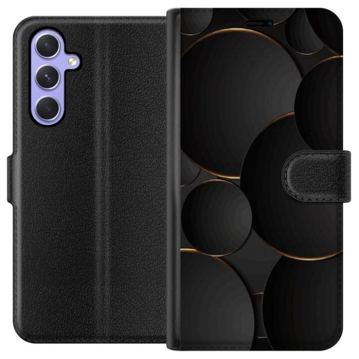 iSecrets - Plånboksfodral till Samsung Galaxy A54 med Lyxig Cirklar