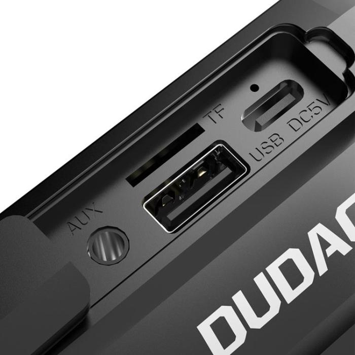 Dudao - Dudao Vattentät IP7 Trådlös Bluetooth 5.0 RGB 5W 1200mAh Högtalare - Svart