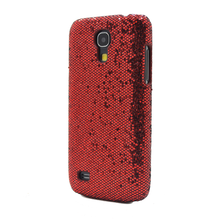 UTGATT4 - Glitter Skal till Samsung Galaxy S4 mini - Röd