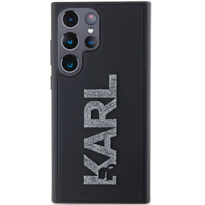 KARL LAGERFELD - Karl Lagerfeld Galaxy S23 Ultra Mobilskal 3D Rubber Glitter Logo