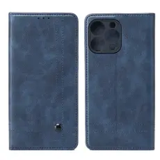 OEM - Galaxy A26 5G Plånboksfodral Smart Seam - Marinblå