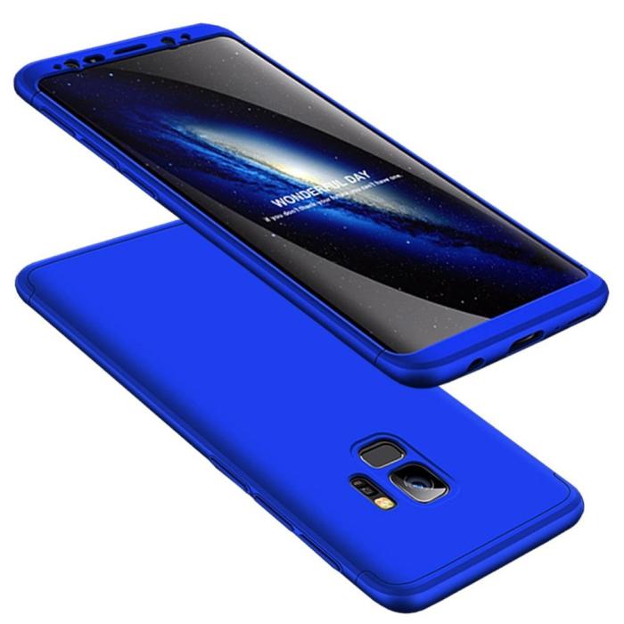 UTGATT5 - GKK 360 Protection Fram bak skal Galaxy S9 G960 Blå