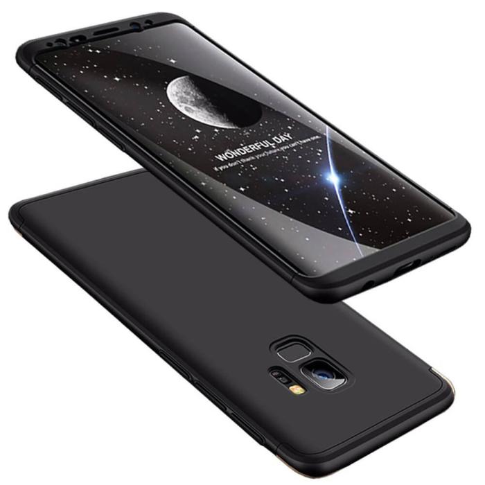 UTGATT5 - GKK 360 Protection Fram bak skal Galaxy S9 G960 Svart