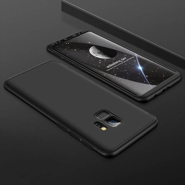 UTGATT5 - GKK 360 Protection Fram bak skal Galaxy S9 G960 Svart