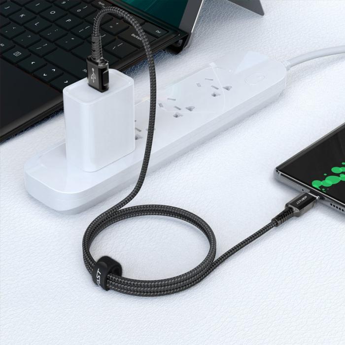 Acefast - Acefast USB-C till USB-A kabel 1.2m - Svart