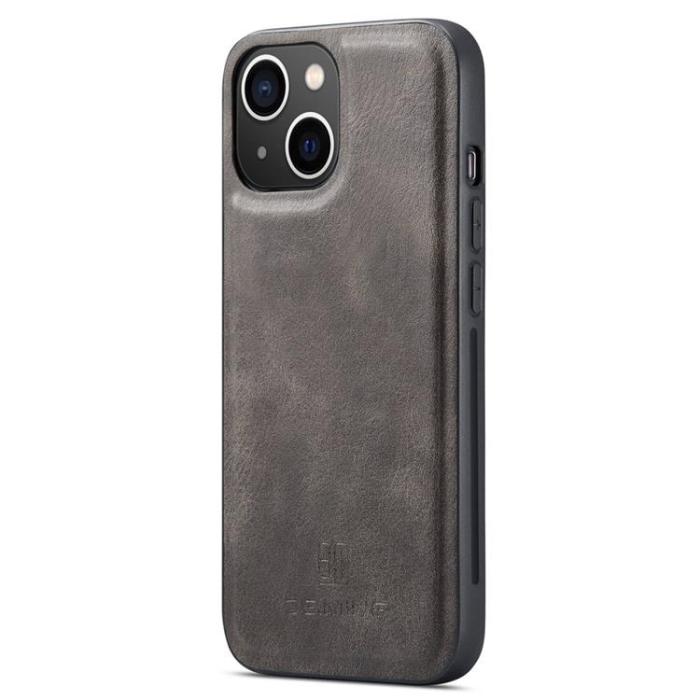 DG.MING - DG.MING iPhone 14 Plus Plånboksfodral Split Detachable Flip - Grå