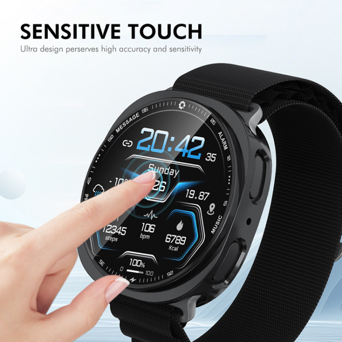 ENKAY - ENKAY Galaxy Watch 8 (44mm) Skal TPU Electroplating - Rosa