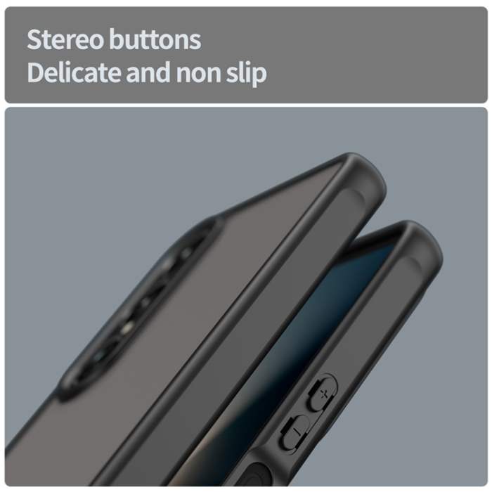 A-One Brand - Sony Xperia 1 VII Mobilskal Frosted Translucent - Svart