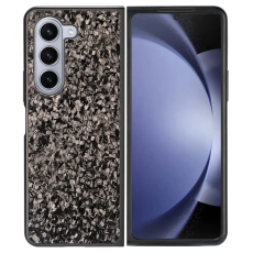 A-One Brand - Galaxy Z Fold 5 5G Mobilskal Aramid Fiber Forged Texture - Svart