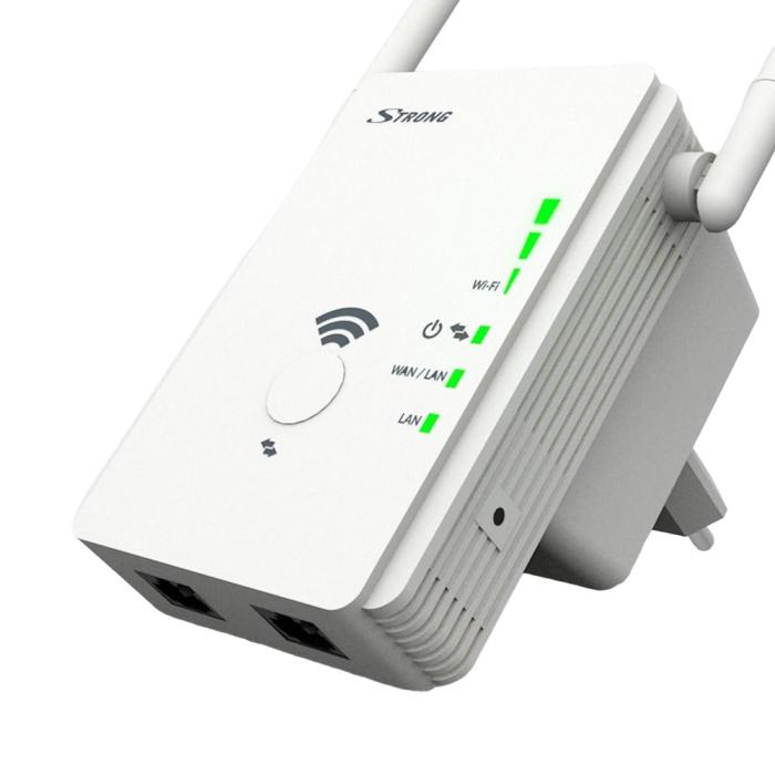 OEM - STRONG Universal WiFi Repeater 300Mbit/s- Vit