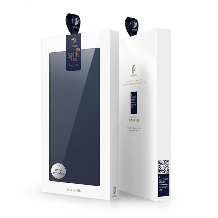 Dux Ducis - Dux Ducis iPhone 14 Pro Max Plånboksfodral Skin Holster - Blå