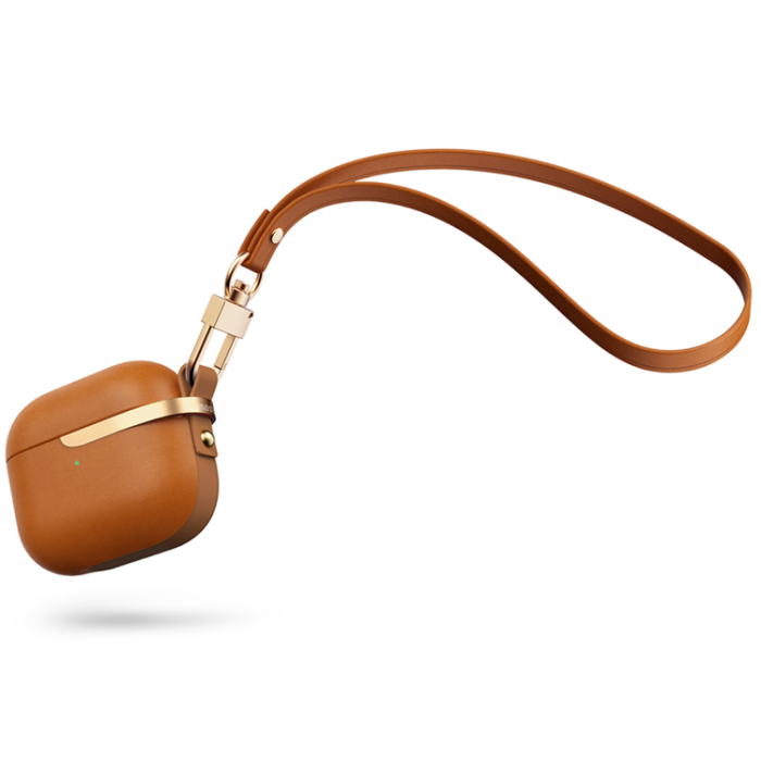 Moshi - Moshi Pebbo Luxe för AirPods 3 - Brun