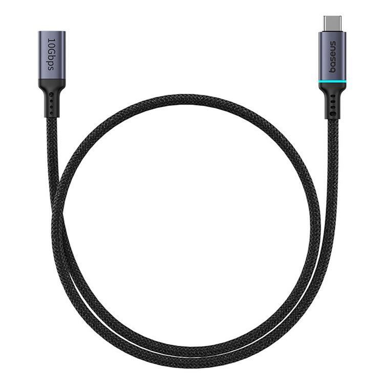 Baseus Förlängning Kabel USB-C Hane/USB-C Hona 0.5m - Svart | 3541 | AlltMobil