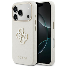Guess - Guess Mobilskal iPhone 17 Pro Max FW Resin Logo - Beige