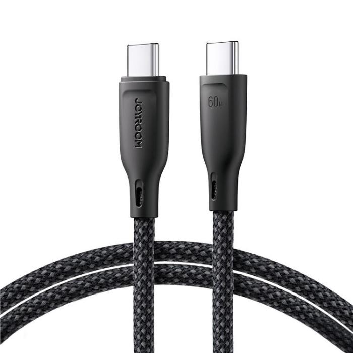 Joyroom - Joyroom USB-C till USB-C kabel 1m PD 60W - Svart