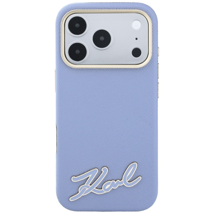KARL LAGERFELD - Karl Lagerfeld Mobilskal För iPhone 18 Pro/17 Pro Magsafe Grained Resin