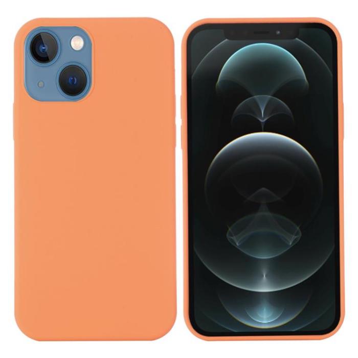 A-One Brand - Liquid Silicone MagSafe Magnetic Skal iPhone 12 - Orange