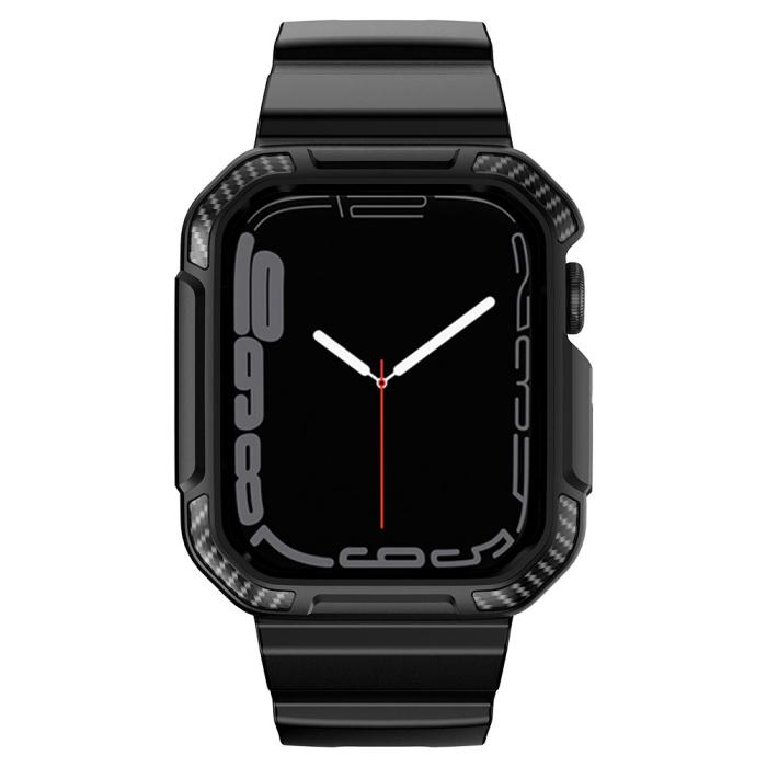 KINGXBAR - Kingxbar Apple Watch 4/5/6/7/8/SE (38/40/41mm) Skal CYF106 - Svart