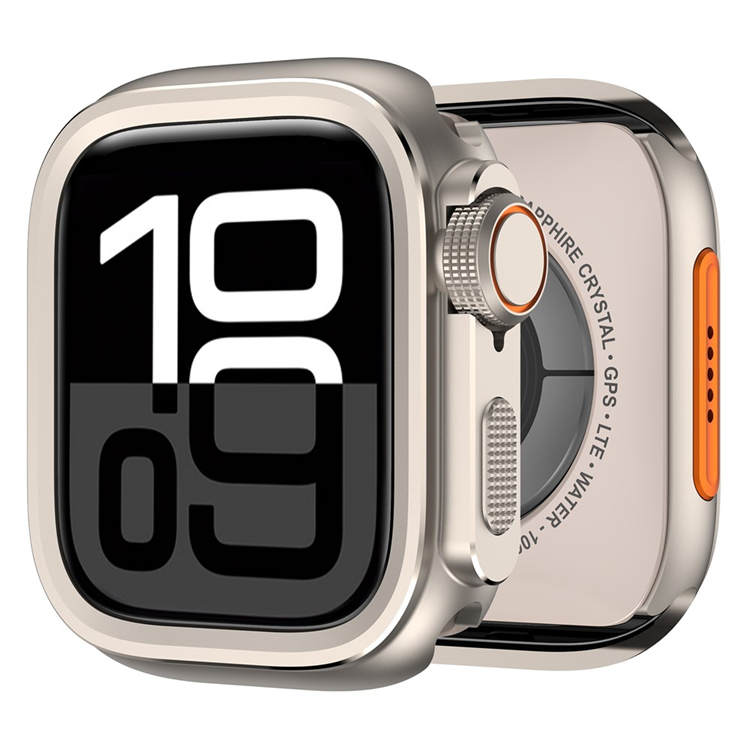 Apple Watch 10 (46mm) Skal Ultra Alloy Metal - Titanium | 2353 | AlltMobil