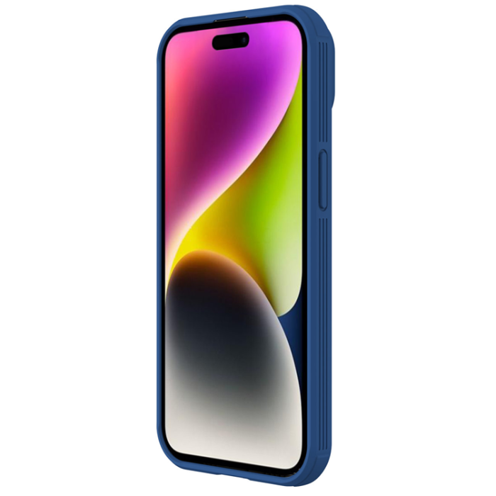 Nillkin - Nillkin iPhone 15 Plus Mobilskal CamShield Pro Magnetic - Blå