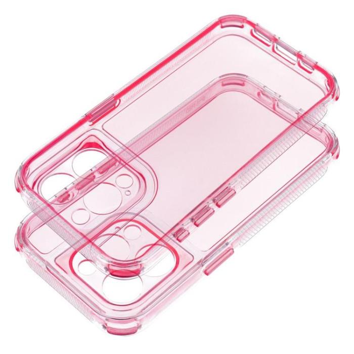 OEM - iPhone 16 Pro Mobilskal Matrix Clear - Rosa
