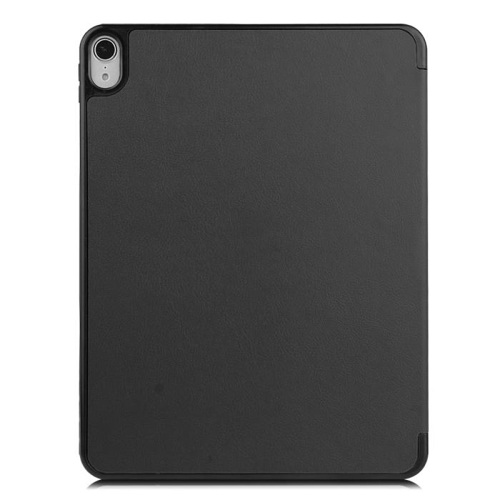 OEM - Fodral iPad Air 4 10.9 (2020) med Pennhållare Litchi Skin - Svart