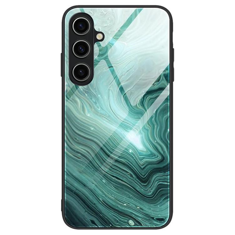 Galaxy A55 Mobilskal Marmormålad - Malachite | 2353 | AlltMobil