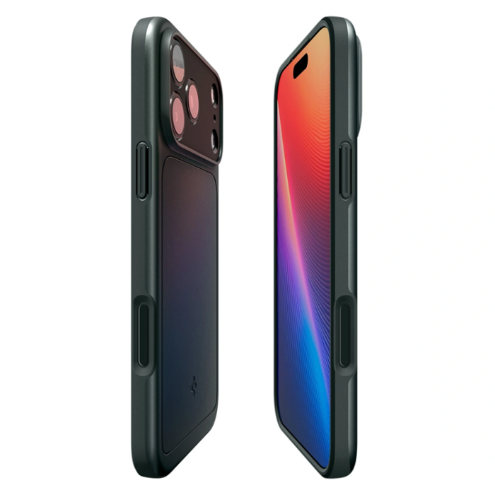 Spigen - Spigen iPhone 17 Pro Max Mobilskal Magsafe Thin Fit - Abyss Grön