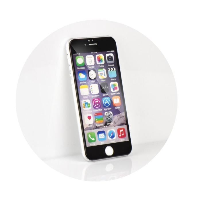 OEM - iPhone 7/8 Plus Skärmskydd av Härdat Glas • Full Glue • Svart