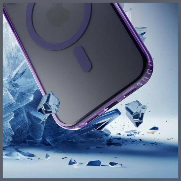 3MK - 3MK iPhone 17 Mobilskal MagSafe Frosty - Lila