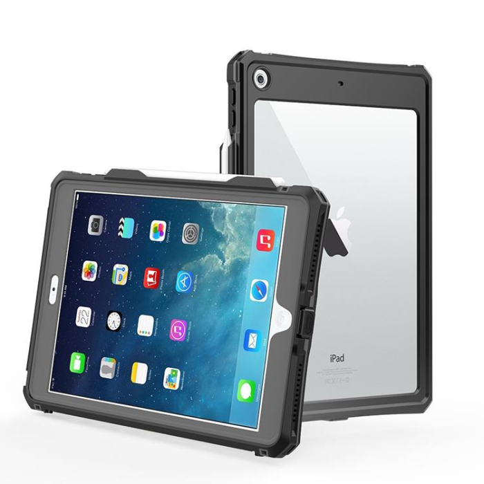 A-One Brand - iPad 10.2 (2019/2020/2021) Skal Shell Box IP68 Vattentät - Svart