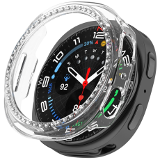 A-One Brand - Galaxy Watch 8 (44mm) Skal Rhinestone Decor Hollow