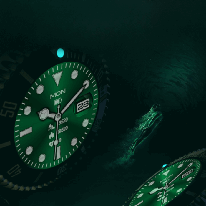 A-One Brand - Smart Watch - TräningKlocka AW12 - Svart/Guld