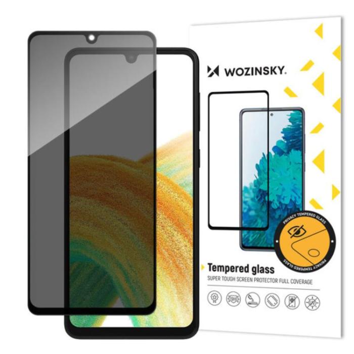 Wozinsky - Wozinsky Galaxy A33 5G Härdat Glas Skärmskydd Anti Spy Privacy