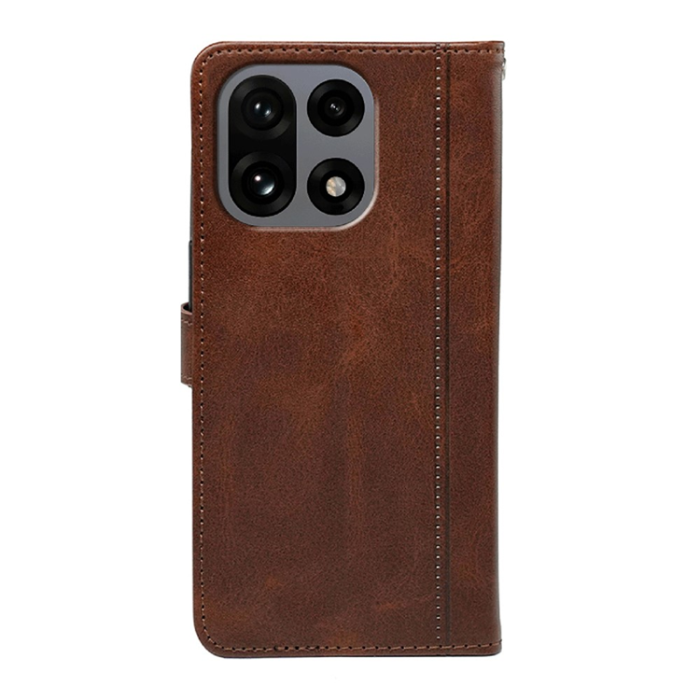 A-One Brand - OnePlus 15 5G Plånboksfodral Calf Texture Läder