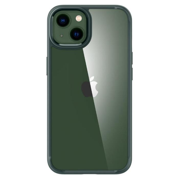 Spigen - Spigen iPhone 13 Skal Ultra Hybrid - Midnight Grön