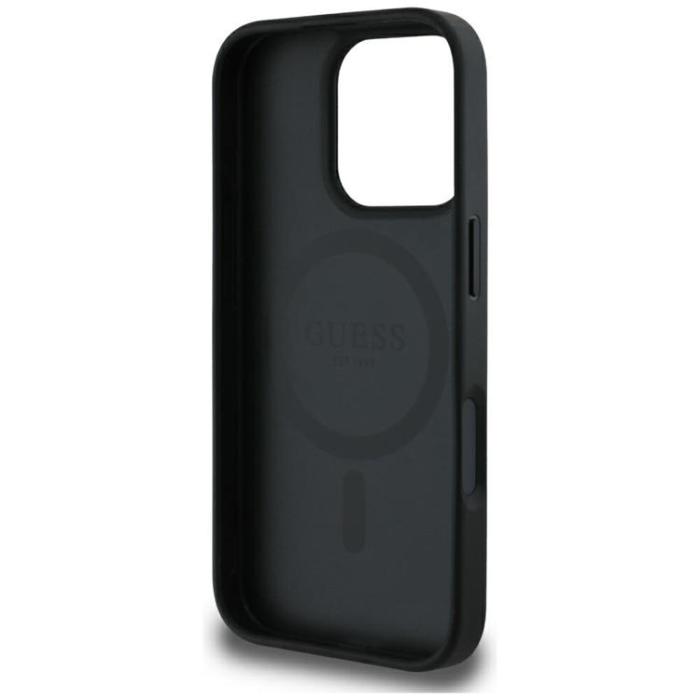Guess - Guess iPhone 16 Pro Mobilskal MagSafe Hot Stamp Peony Triangle
