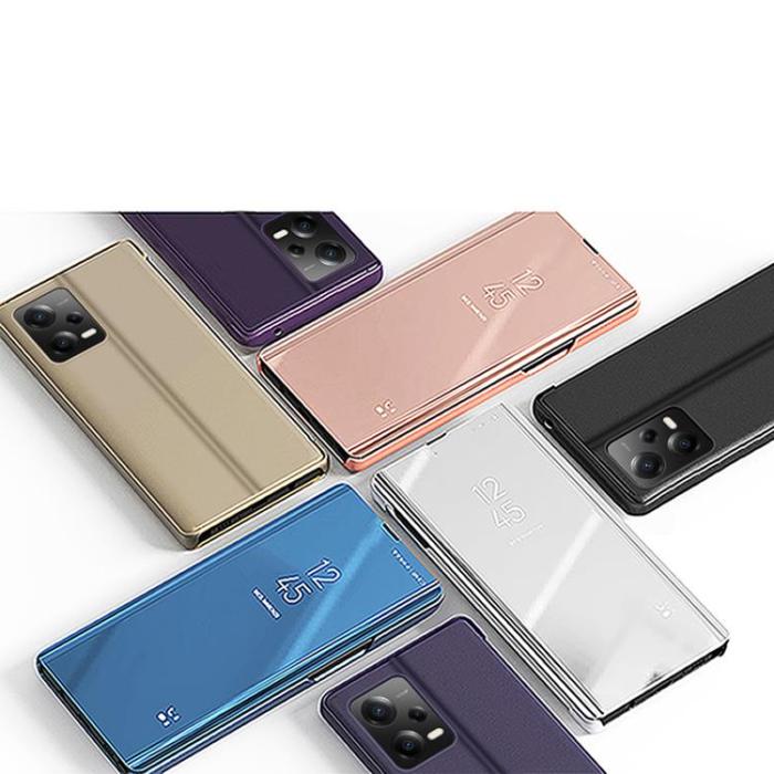 OEM - Xiaomi Redmi Note 12 5G/Poco X5 5G Mobifodral Clear View Rosa